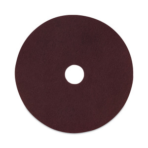 Boardwalk Deep Scrub Pads, 20" Diameter, Maroon, 10/Carton