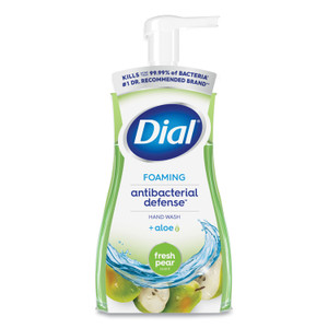 Dial Antibacterial Foaming Hand Wash, Fresh Pear Scent, 8 oz, 8/Carton