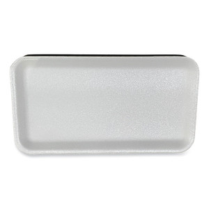 GEN Meat Trays, #10S, 10.93 x 5.75 x 0.63, White, Foam, 500/Carton