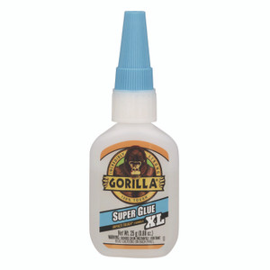 Gorilla Super Glue, 0.88 oz, Dries Clear