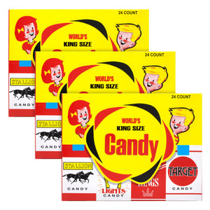 World Confections Candy Cigarettes, 24/Box, 3 Boxes/Carton