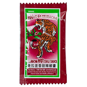 Kari-Out Siracha Sauce, 9 g Packet, 200/Carton