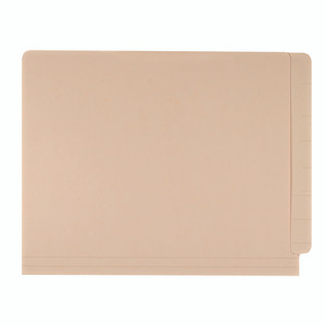 Medical Arts Press Economy End Tab File Folder, Straight Tabs, Letter Size, 0.75" Expansion, Manila, 100/Box