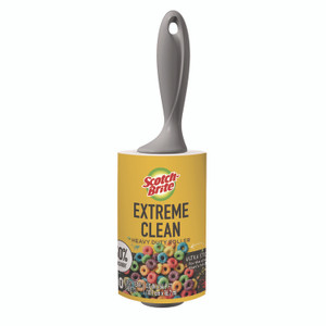 Scotch-Brite Extreme Clean Lint Roller, 100 Sheets/Roll