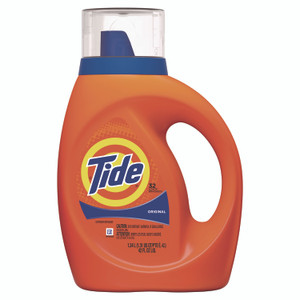 Tide HE Liquid Tide Laundry Detergent, 32 Loads, 42 oz Bottle, 6/Carton