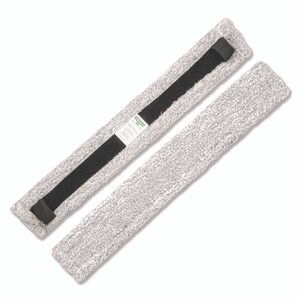 Unger VisaVersa Pro Microfiber Replacement Pad, 18", Light Gray