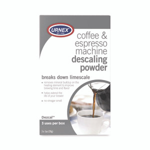 Urnex Coffee and Espresso Machine Descaling Powder, 1 oz Packets, 3/Box