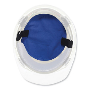 ergodyne Chill-Its 6715 Hard Hat Cooling Pad - Polymers, 7 x 6.5, Blue