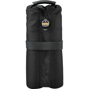 Ergodyne 6094 One Size Tent Weight Bags - 40 lb Capacity - 7" Length x 10" Width - Black - Polyurethane, Polyester