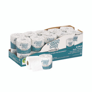 Georgia Pacific Professional Angel Soft ps Premium Bathroom Tissue, Septic Safe, 2-Ply, White, 450 Sheets/Roll, 20 Rolls/Carton