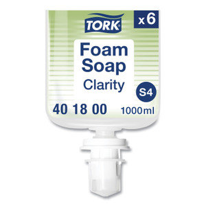 Tork Clarity Hand Soap Refill, Unscented, 1 L, 6/Carton