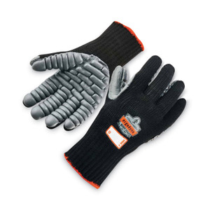 ergodyne ProFlex 9000 Lightweight Anti-Vibration Gloves, Black, Large, Pair
