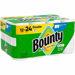 Bounty Select-A-Size Paper Towels - 2 Ply - Diamond Texture - Green - PaperRoll - 82/Roll - (PGC15705)