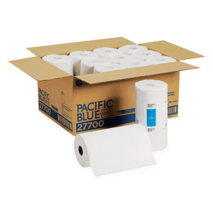 Georgia Pacific Professional Pacific Blue Select Two-Ply Perforated Paper Kitchen Roll Towels, 2-Ply, 11 x 8.8, White, 250/Roll, 12 Rolls/Carton