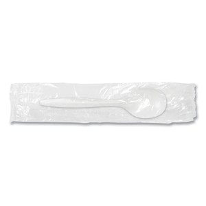 Berkley Square Individually Wrapped Mediumweight Cutlery, Soup Spoon, Plastic, White, 1,000/Carton Berkley Square Individually Wrapped Mediumweight Cutlery, Soup Spoon, Plastic, White, 1,000/Carton