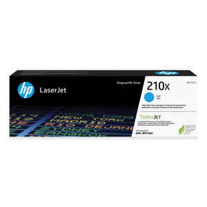 HP 210X, (W2101X) High-Yield Cyan Original LaserJet Toner Cartridge HP 210X, (W2101X) High-Yield Cyan Original LaserJet Toner Cartridge