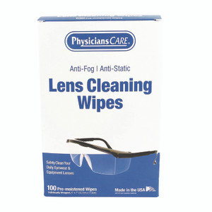 PhysiciansCare Lens Cleaning Wipe, 100/Box PhysiciansCare Lens Cleaning Wipe, 100/Box