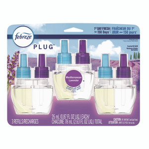 Febreze PLUG Air Freshener Refills, Mediterranean Lavender, 0.87 oz, 3/Pack Febreze PLUG Air Freshener Refills, Mediterranean Lavender, 0.87 oz, 3/Pack