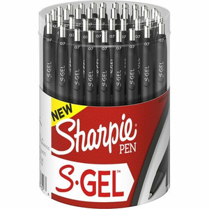 Sharpie S-Gel Gel Pen - 0.7 mm Medium Pen Point - Refillable - Retractable - Black Ink - SAN2096180
