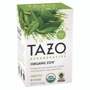 Tazo Regenerative Organic Zen Green Tea Bag - Green Tea - (TZO00309)