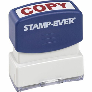 Trodat COPY 1-color Message Stamp - Message Stamp - COPY - 0.56" Impression Width x 1.69" Impression Length - Red