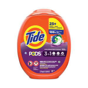 Tide Pods, HE Compatible, Spring Meadow, 112 Pods/Tub, 4 Tubs/Carton Tide Pods, HE Compatible, Spring Meadow, 112 Pods/Tub, 4 Tubs/Carton