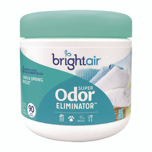 BRIGHT Air Super Odor Eliminator, Linen and Spring Breeze, 14 oz Jar BRIGHT Air Super Odor Eliminator, Linen and Spring Breeze, 14 oz Jar
