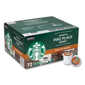 Starbucks Pike Place Coffee K-Cups, Pike Place Roast, 72/Carton Starbucks Pike Place Coffee K-Cups, Pike Place Roast, 72/Carton