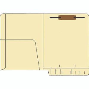 Medical Arts Press Heavy-Duty Slash Pocket End Tab Fastener Folders, 1 Fastener, Letter Size, Manila Exterior, 50/Box Medical Arts Press Heavy-Duty Slash Pocket End Tab Fastener Folders, 1 Fastener, Letter Size, Manila Exterior, 50/Box