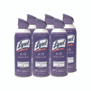 LYSOL Brand Air Sanitizer Spray, Light Breeze Scent, 10 oz Aerosol Can, 6/Carton LYSOL Brand Air Sanitizer Spray, Light Breeze Scent, 10 oz Aerosol Can, 6/Carton