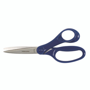 Fiskars Student Scissors, Pointed Tip, 7" Long, Offset Assorted Color Handle Fiskars Student Scissors, Pointed Tip, 7" Long, Offset Assorted Color Handle
