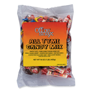 Office Snax Candy Assortments, All Tyme Candy Mix, 1 lb Bag Office Snax Candy Assortments, All Tyme Candy Mix, 1 lb Bag