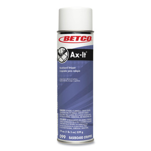 Betco Ax-It Aerosol Baseboard Stripper, Sassafras Scent, 19 oz Aerosol Spray, 12/Carton Betco Ax-It Aerosol Baseboard Stripper, Sassafras Scent, 19 oz Aerosol Spray, 12/Carton