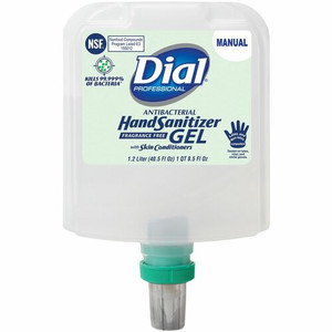 Henkel Hand Sanitizer Gel Refill - 1.27 quart - Bacteria Remover - Hand - Clear - Fragrance-free, Dye-free