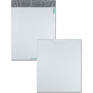 Quality Park Open-End Poly Expansion Mailers - Expansion - 13" Width x 16" Length - 2" Gusset - Self-sealing - White