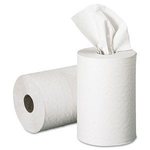 Georgia Pacific Professional Pacific Blue Basic Nonperforated Paper Towels, 1-Ply, 7.88" x 350 ft, White, 12 Rolls/Carton