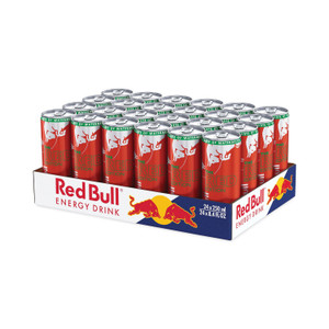 Red Bull The Red Edition Energy Drink, Watermelon, 8.4 oz Can, 24/Carton Red Bull The Red Edition Energy Drink, Watermelon, 8.4 oz Can, 24/Carton