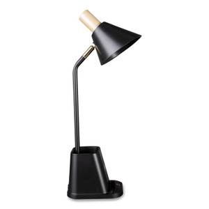 OttLite Wellness Series Merge LED Desk Lamp with Wireless Charging, 18.25" High, Black OttLite Wellness Series Merge LED Desk Lamp with Wireless Charging, 18.25" High, Black