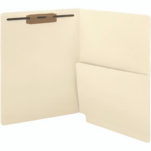 Medical Arts Press Slash Pocket End Tab Fastener Folders, 1 Fastener, Letter Size, Manila Exterior, 50/Box Medical Arts Press Slash Pocket End Tab Fastener Folders, 1 Fastener, Letter Size, Manila Exterior, 50/Box