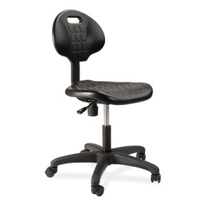 NPS 6700 Series Polyurethane Adj Height Task Chair, Supports 300 lb, 16" to 21" Seat Height, Black Seat, Black Back, Black Base NPS 6700 Series Polyurethane Adj Height Task Chair, Supports 300 lb, 16" to 21" Seat Height, Black Seat, Black Back, Black Base