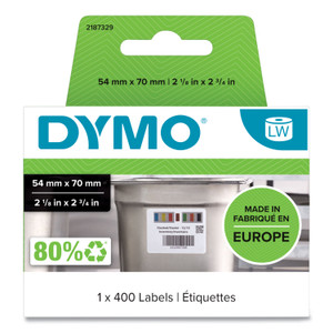 Dymo LabelWriter Stock Rotation Labels - 2 1/8" Width x 2 3/4" Length - (DYM2187329)