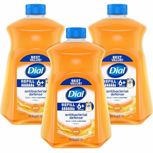Dial Antibacterial Defense Liquid Hand Soap - 1.63 quart - Bottle Dispenser - Bacteria Remover - Hand - Antibacterial