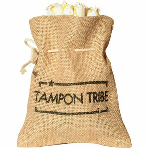 Tampon Tribe Feminine Care Bags - Natural, Brown - Tampon, Sanitary Napkin, Panty Liner
