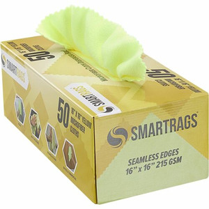 Monarch Smart Rags Microfiber Cloths - For Automotive, Office, Healthcare, Household, Garage, Breakroom, Factory, Hospital, Industry, Nursing Home - Reusable, Streak-free, Lint-free, Dirt Resistant, Grime Resistant - Yellow