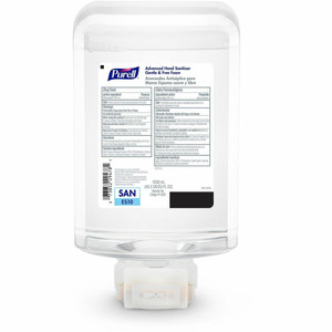 PURELL Advanced Hand Sanitizer Foam Refill - 1.27 quart - Touchless Dispenser - Kill Germs - Hand, Skin - Clear - (GOJ835102)