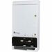 Impact Products Dual Vendor Hygiene Dispenser - 29.3" Height x 14.2" Width x 6.9" Depth - White - Metal, Steel