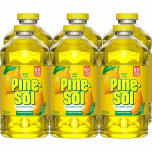 Pine-Sol Multi-Surface Cleaner - For Multi Surface - Concentrate - Liquid - 80 fl oz (2.5 quart) - Lemon Fresh Scent - (CLO60162CT)