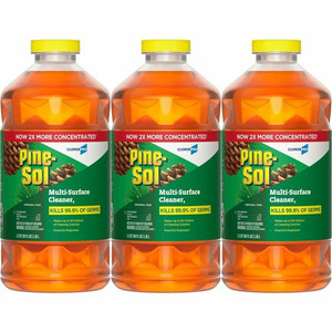 CloroxPro Pine-Sol Multi-Surface Cleaner - For Multi Surface - Concentrate - Liquid - 80 fl oz (2.5 quart) - Original Pine Scent