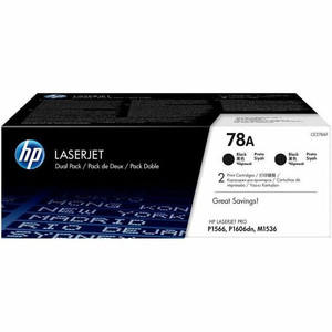 HP 78A Original Laser Toner Cartridge - Black - 2 / Carton