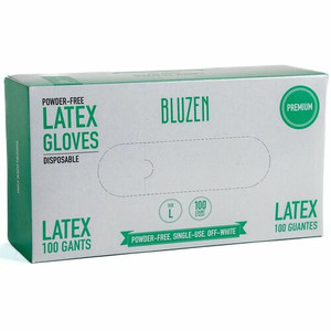 Remcoda Powder-Free Latex Gloves - 4 mil Thickness - Large Size - Latex - Off White - Powder-free, Comfortable, Excellent Grip